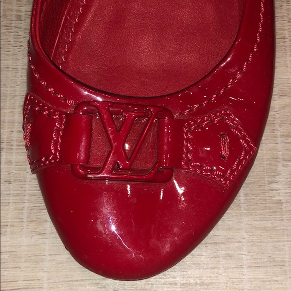 Louis Vuitton red flats!! - Picture 6 of 6